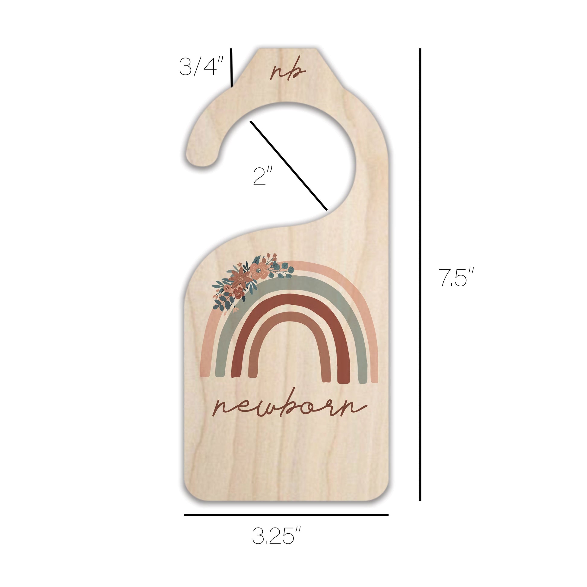 Amelia Collection Wreath Nursery Closet Divider