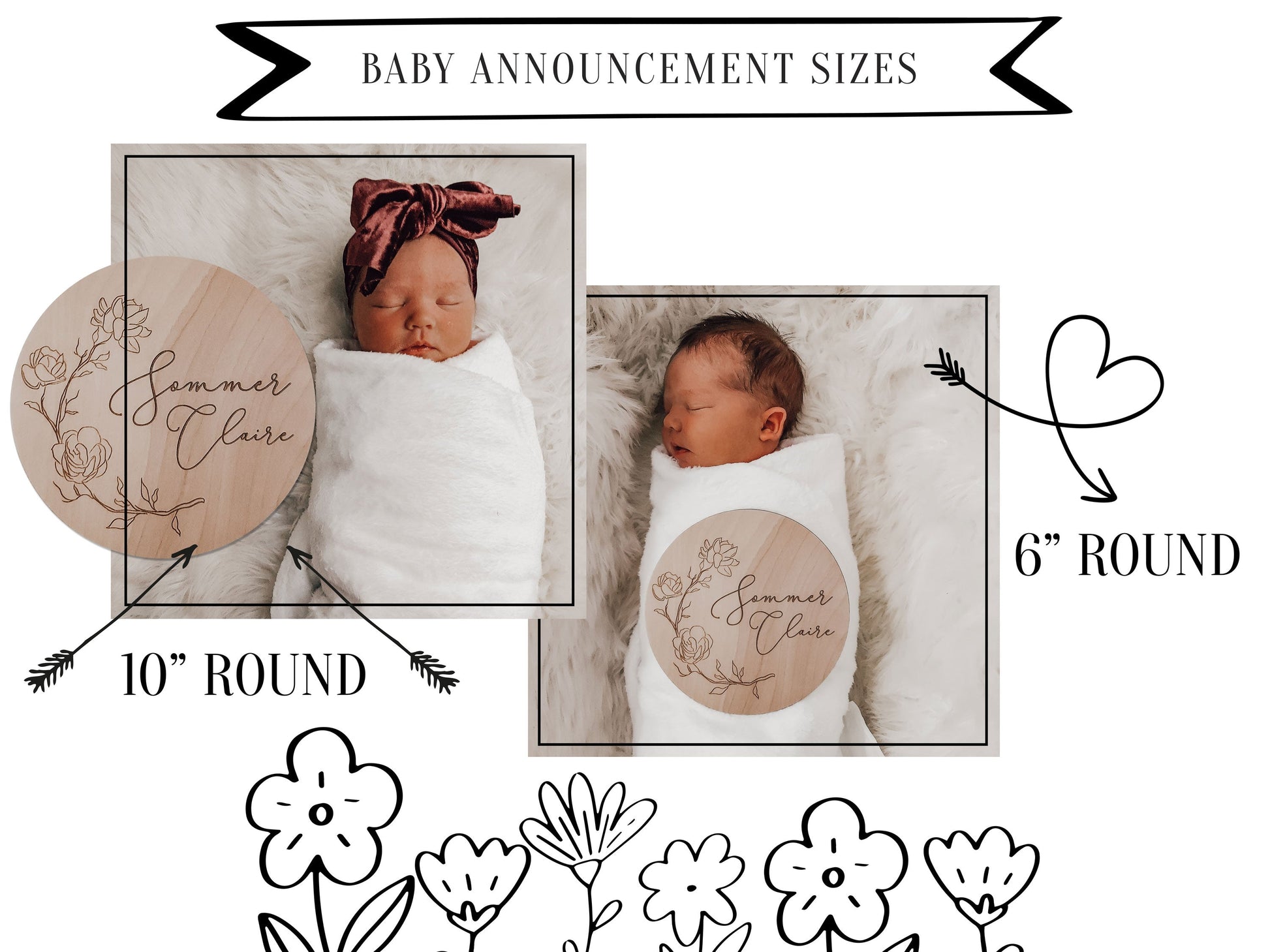 Amelia - Birth Stats Sign AM001