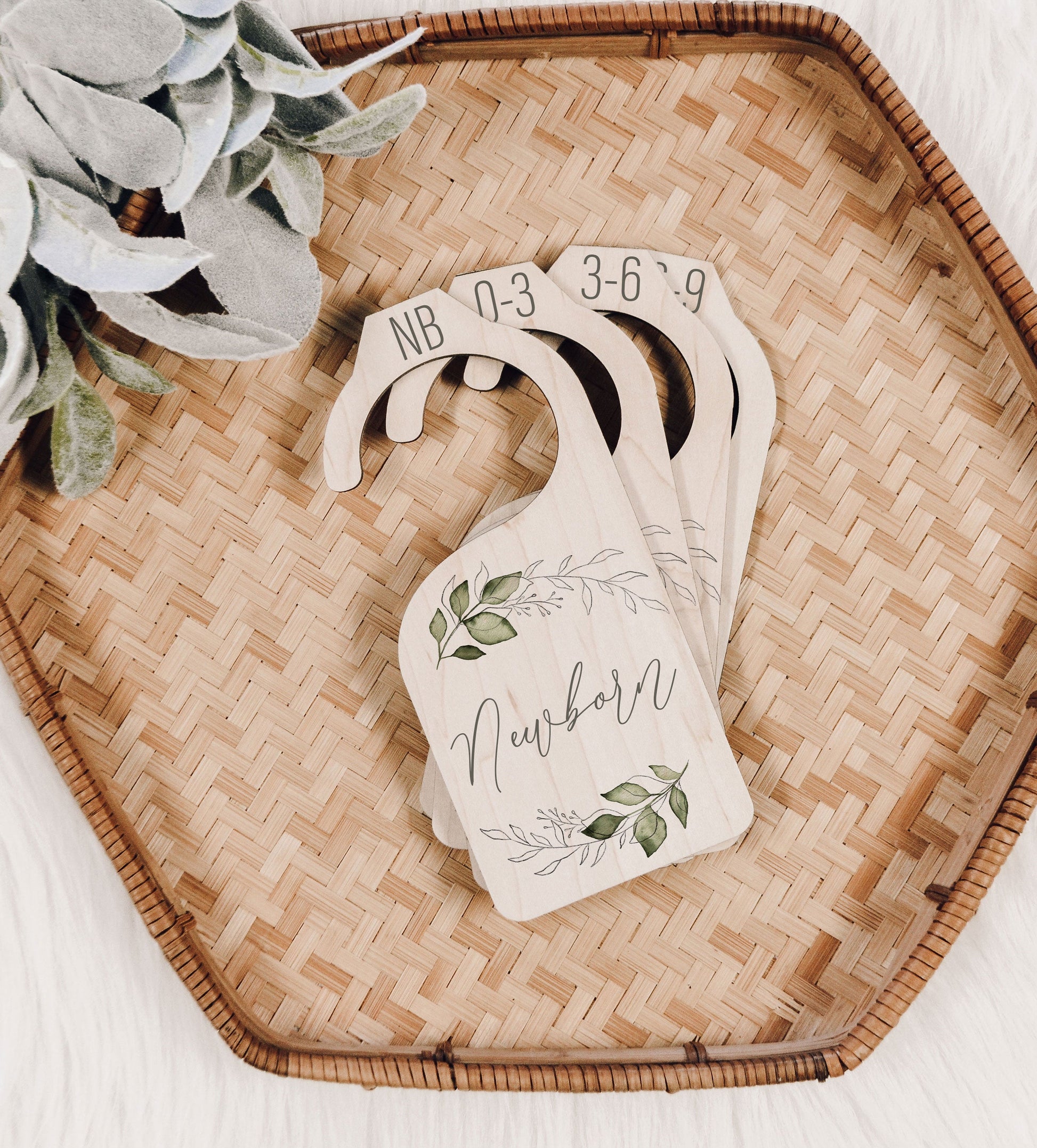 Amelia Collection Wreath Nursery Closet Divider